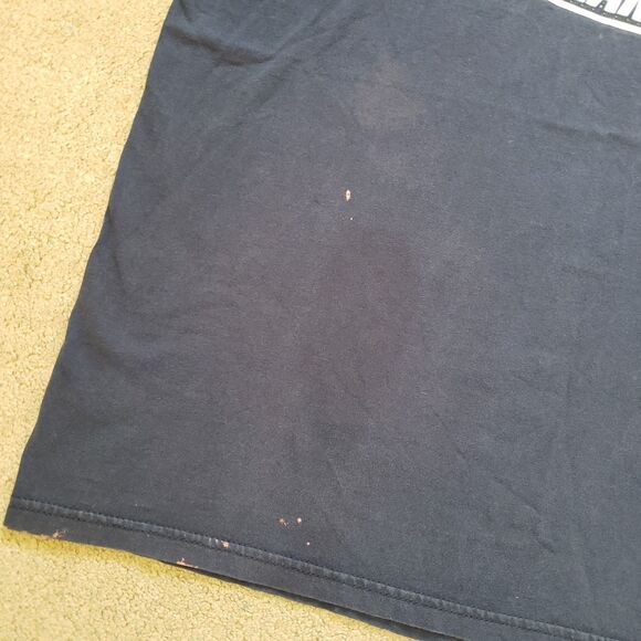 Vintage Thrashed Penn State Nittany Lions Size 2XL Mens Blue NCAA T-Shirt PSU - Picture 3 of 8